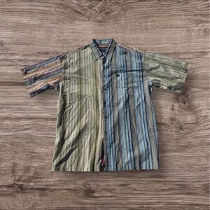 Vintage Y2K Phat Farm Button Up Shirt Size Mens XL‎ Multicolor